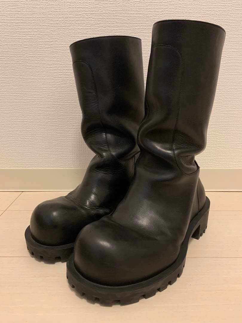 格安　売り切り！　バレンシアガ　ハマー　hummer レザーブーツ　革靴　39