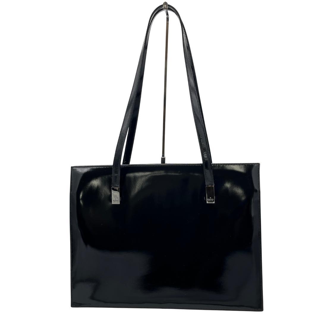 GUCCI グッチ パテントレザー トートバッグ エナメル
