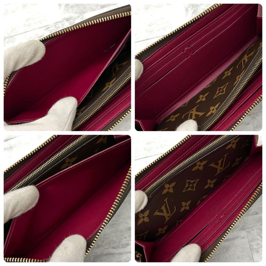 ★極美品★　ルイヴィトン　モノグラム　ポルトフォイユ　クレマンス　フューシャ
