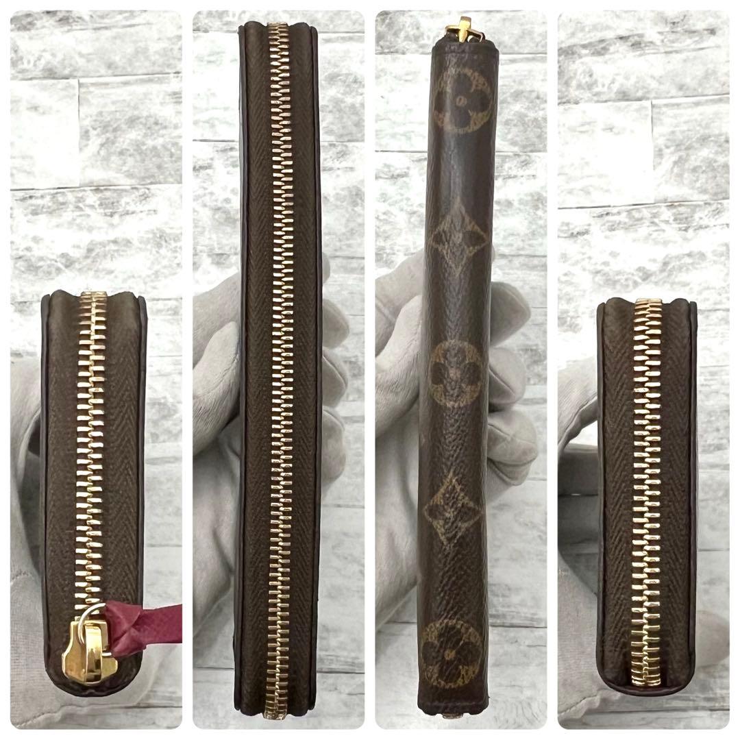 ★極美品★　ルイヴィトン　モノグラム　ポルトフォイユ　クレマンス　フューシャ