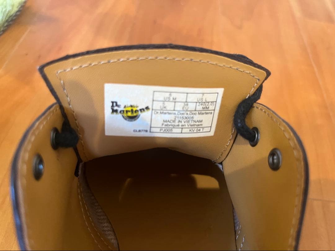 Dr. Martens 　3ホール　24cm UK 5 ダークブラウン