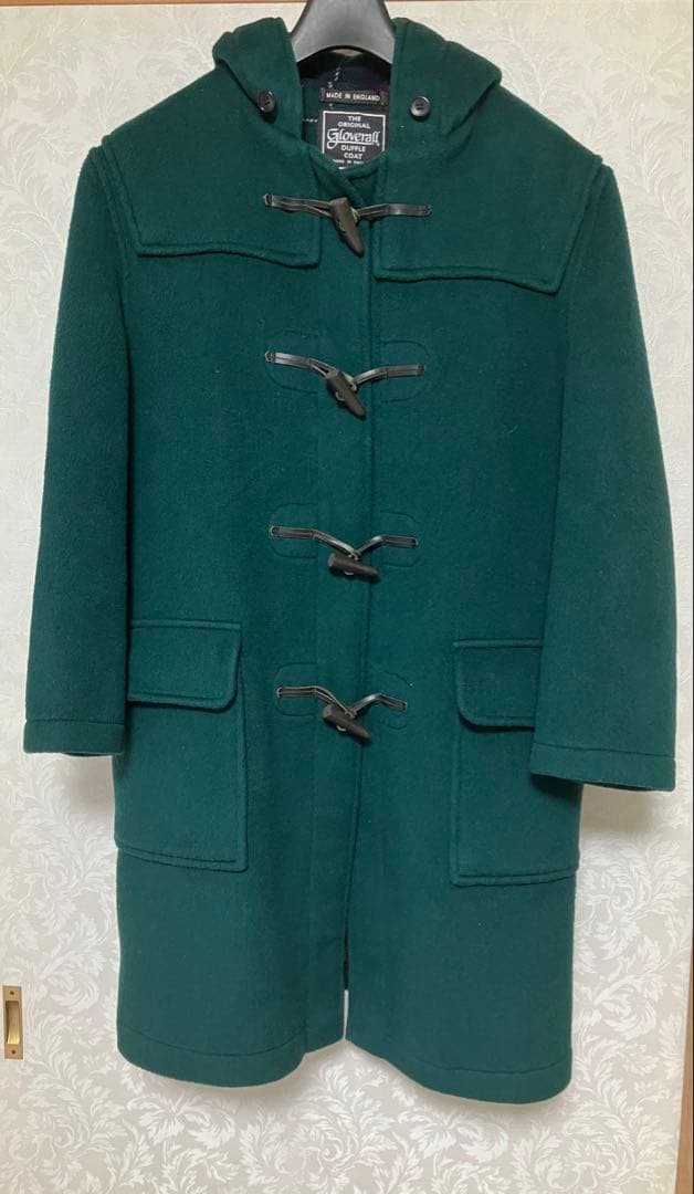 イギリス製　Gloverall ダッフルコート ダークグリーン