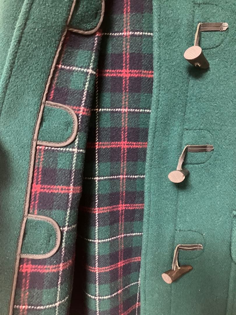 イギリス製　Gloverall ダッフルコート ダークグリーン