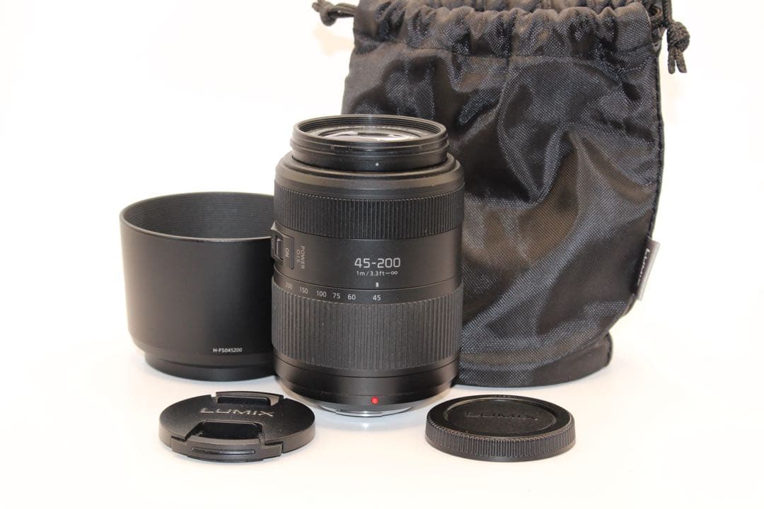 ★純正収納袋★ LUMIX 望遠レンズ　H-FSA045200 45-200mm