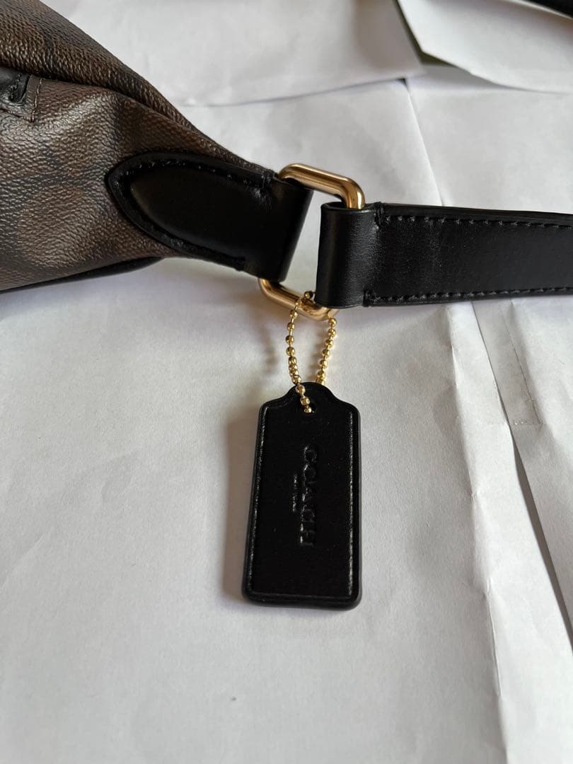 COACH ボディバッグ ブラウン ロゴ