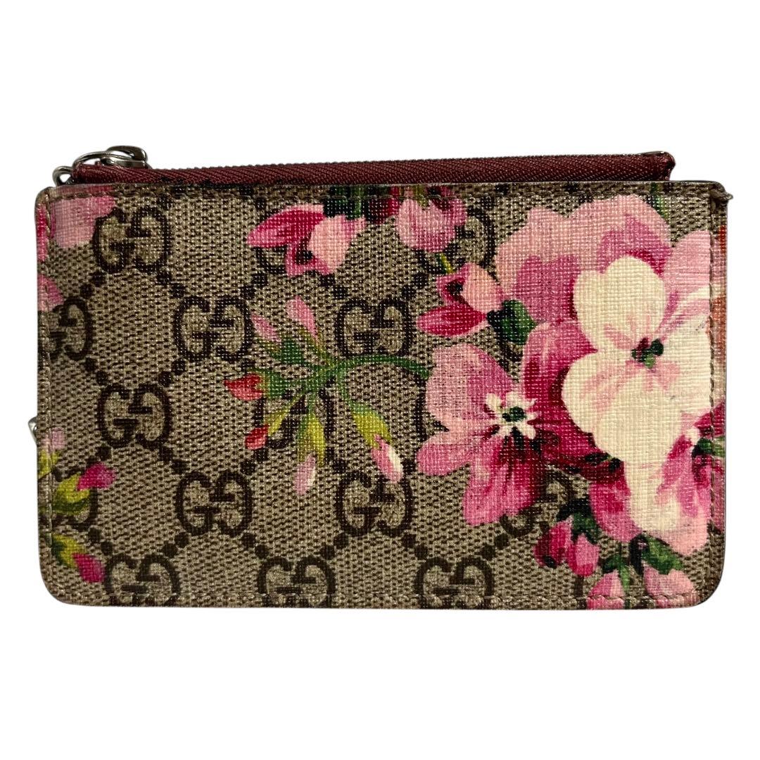 希少✨グッチ ケース PVC GG ブルームス 花柄 キーリング