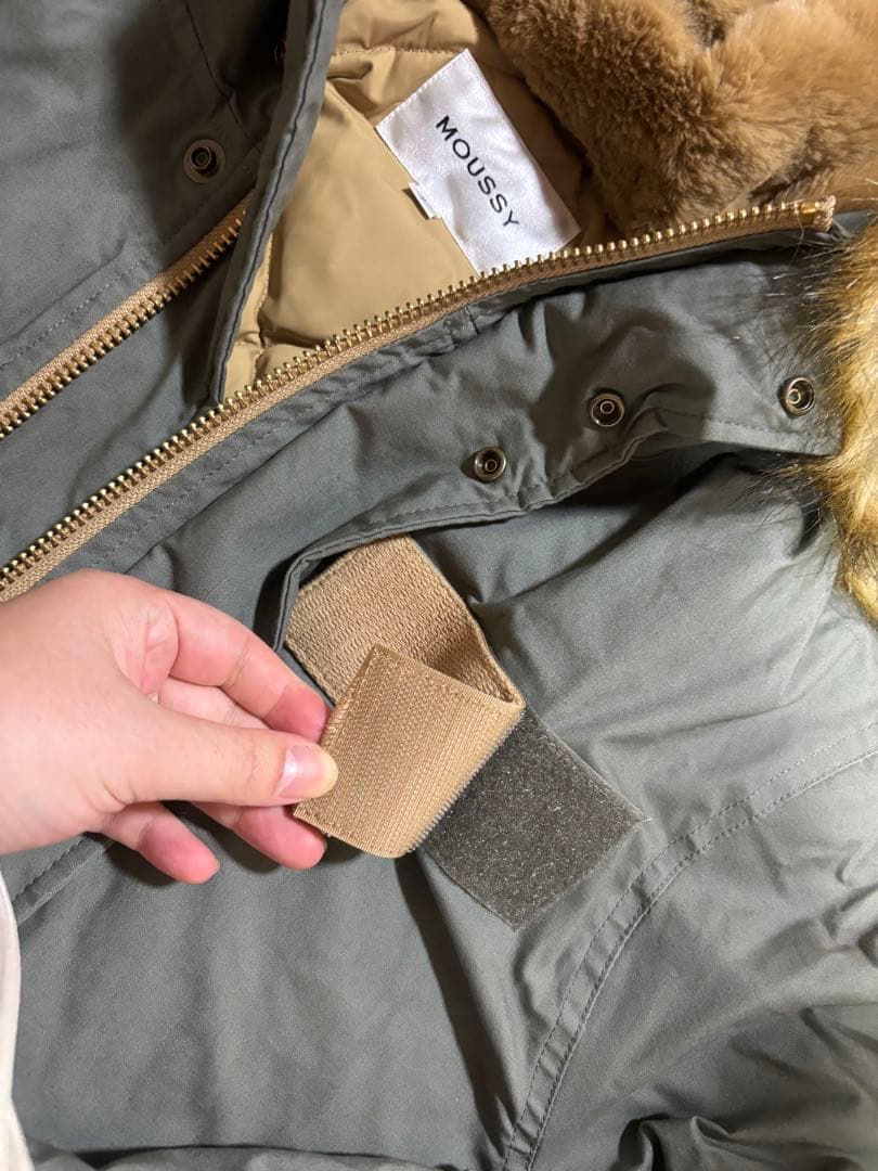 【新品・未使用】MOUSSY ミリタリー ダウンコート