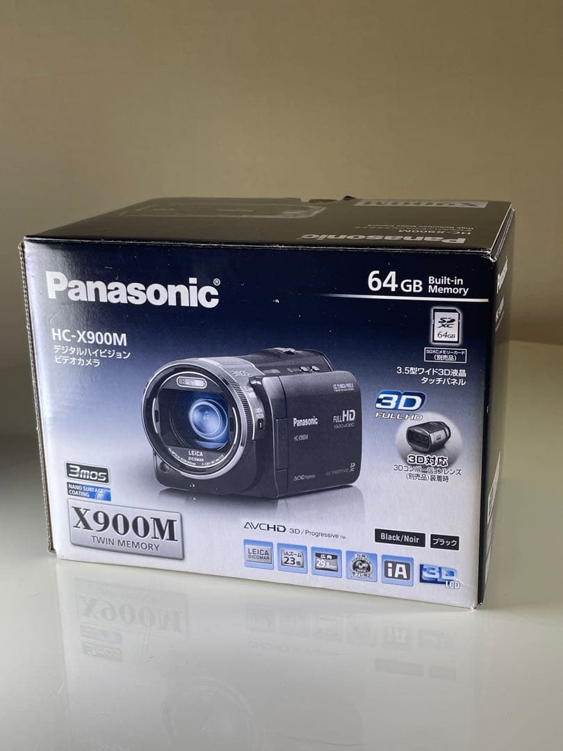 【ジャンク品】完動品Panasonic HC-X900M ビデオカメラ 64GB