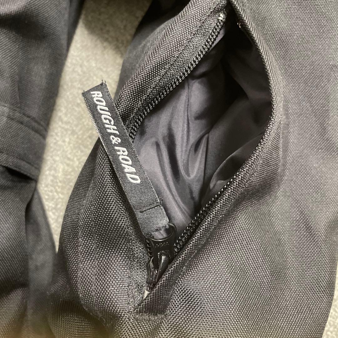 美品ROUGH&ROAD オールシーズン　ブラックジャケットXL