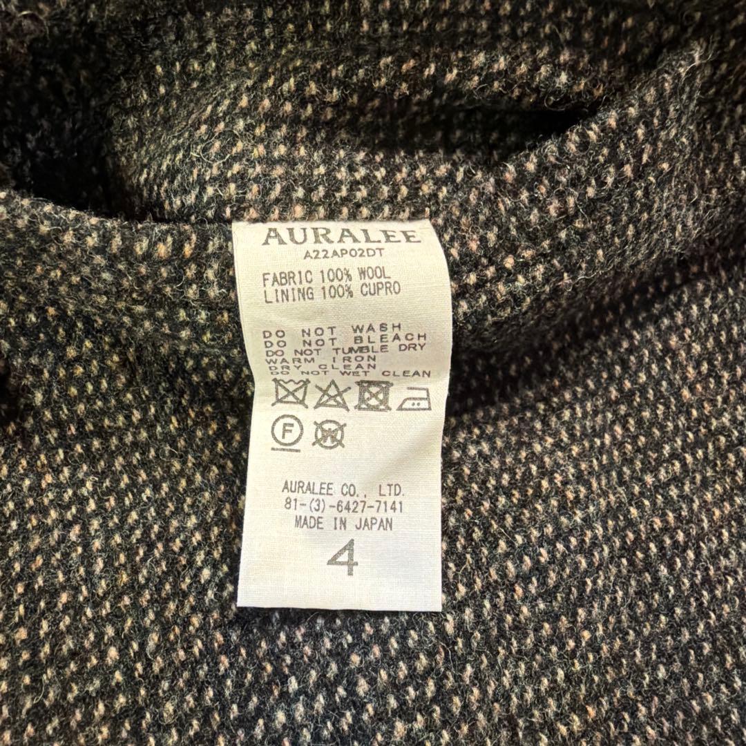 【新品最終値下げ】AURALEE TWEED OVER PANTS 4