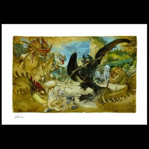 ヒックとドラゴン 聖地への冒険 by ヘザー・エドワーズ アートプリントポスター