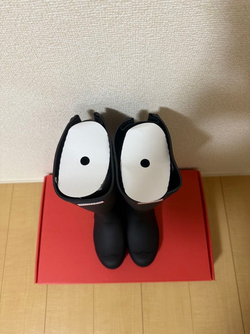 新品・未使用品　HUNTER ブラック ロングブーツ　UK5 24cm