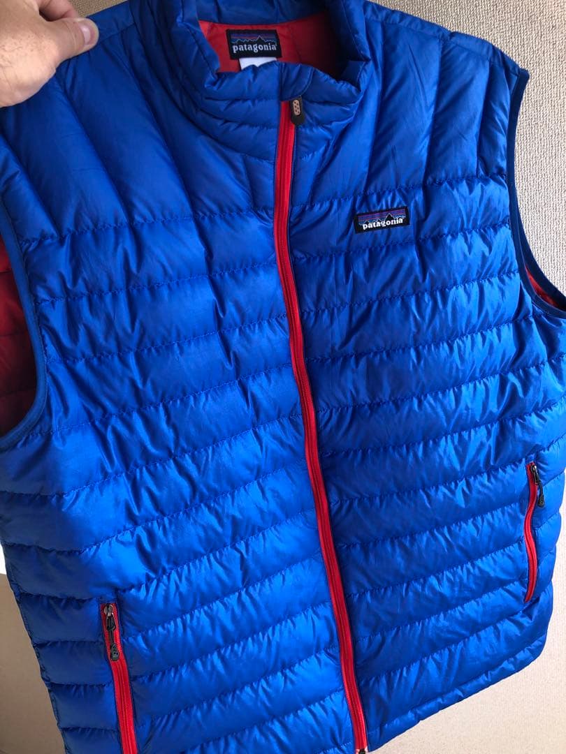 激レア！着てるだけでオシャレ確定！ヴィンテージブルー！パタゴニアダウンベストL！