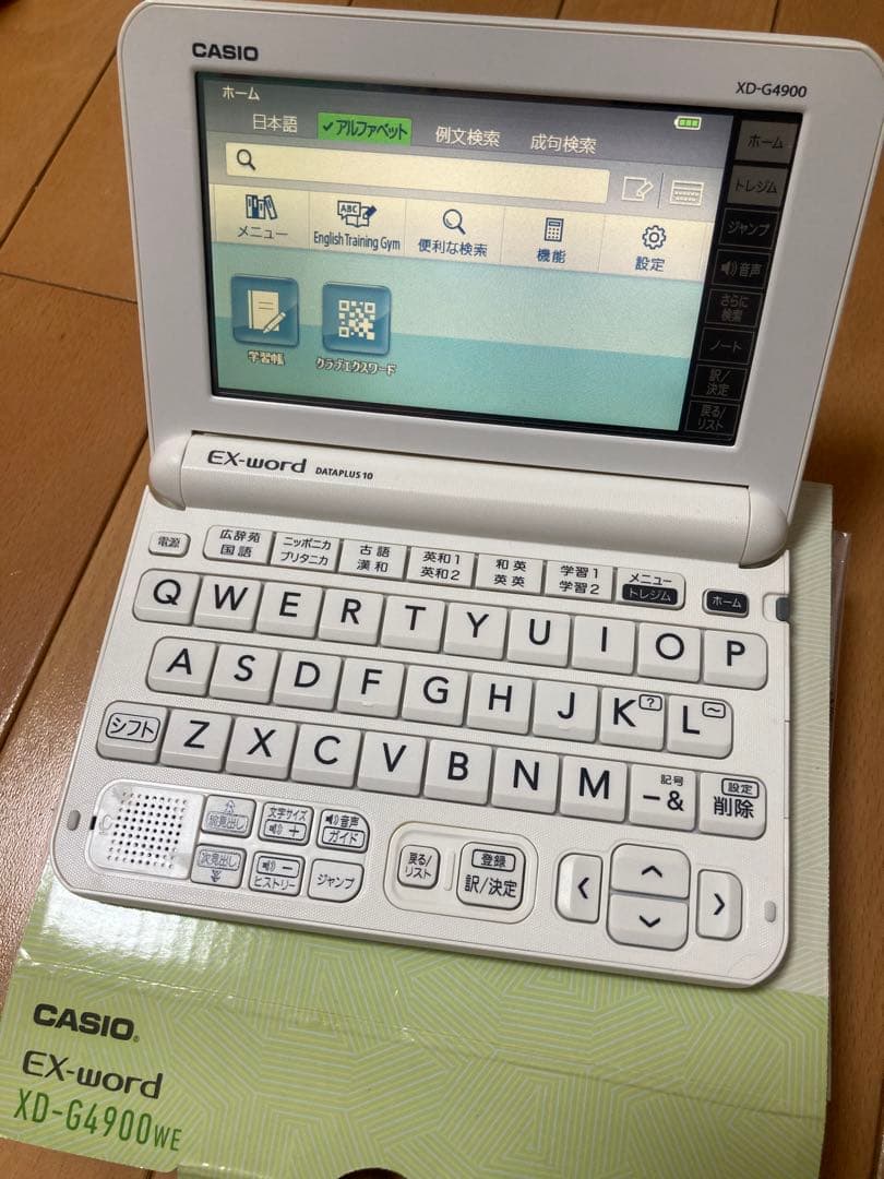 CASIO XD-G4900WE 電子辞書