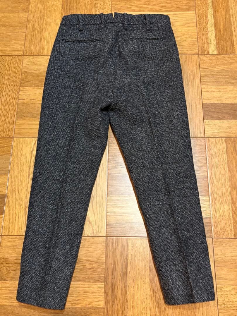 【美品】ハリスツイード×ジャーナルスタンダード　ヘリンボーン柄スラックス