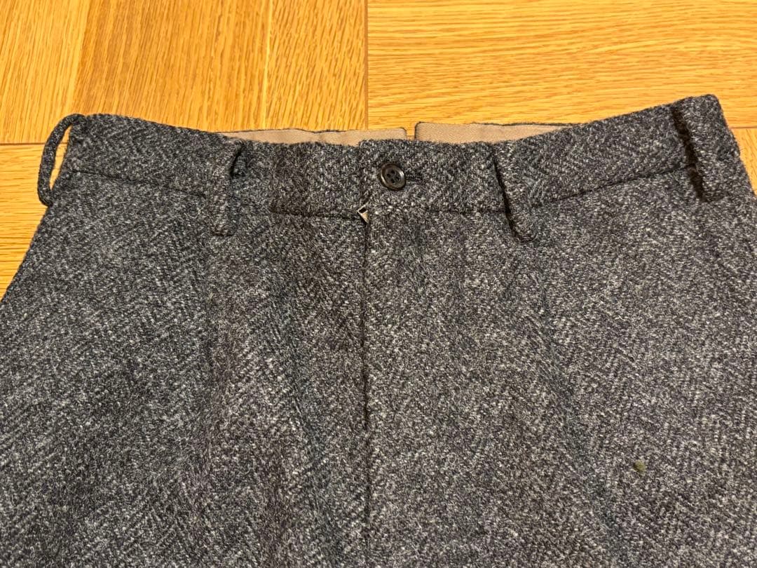 【美品】ハリスツイード×ジャーナルスタンダード　ヘリンボーン柄スラックス