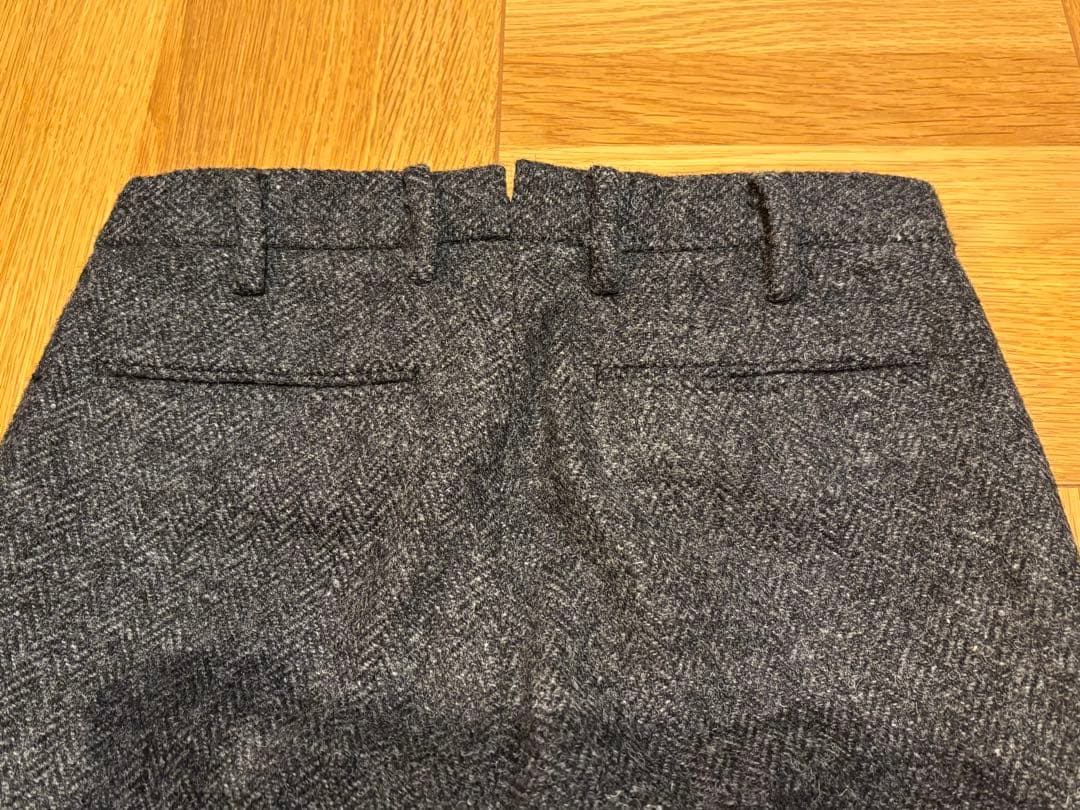 【美品】ハリスツイード×ジャーナルスタンダード　ヘリンボーン柄スラックス
