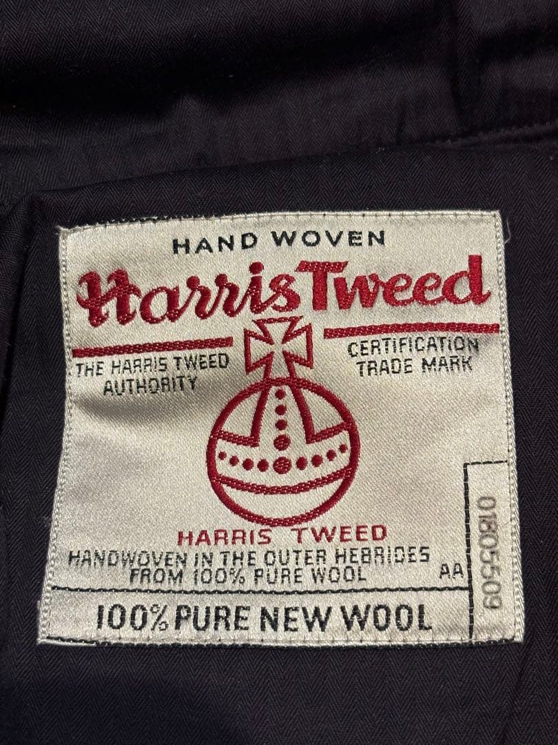 【美品】ハリスツイード×ジャーナルスタンダード　ヘリンボーン柄スラックス