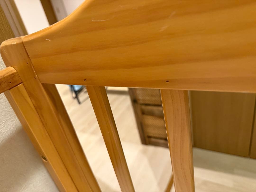 ベビーベッド　カトージ　ハイシートミニベッド（ナチュラル）