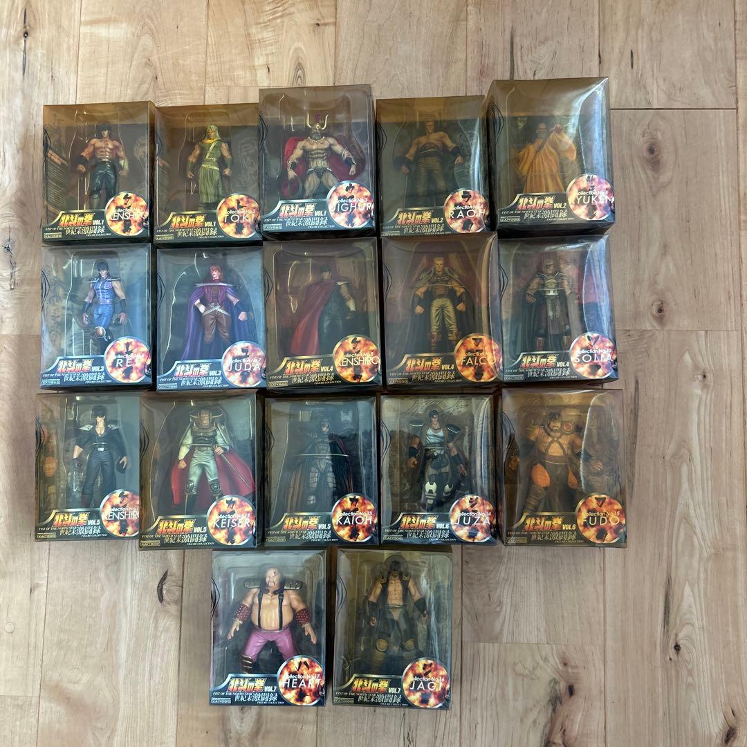 海洋堂　北斗の拳　世紀末激闘録　フィギュア　17種類