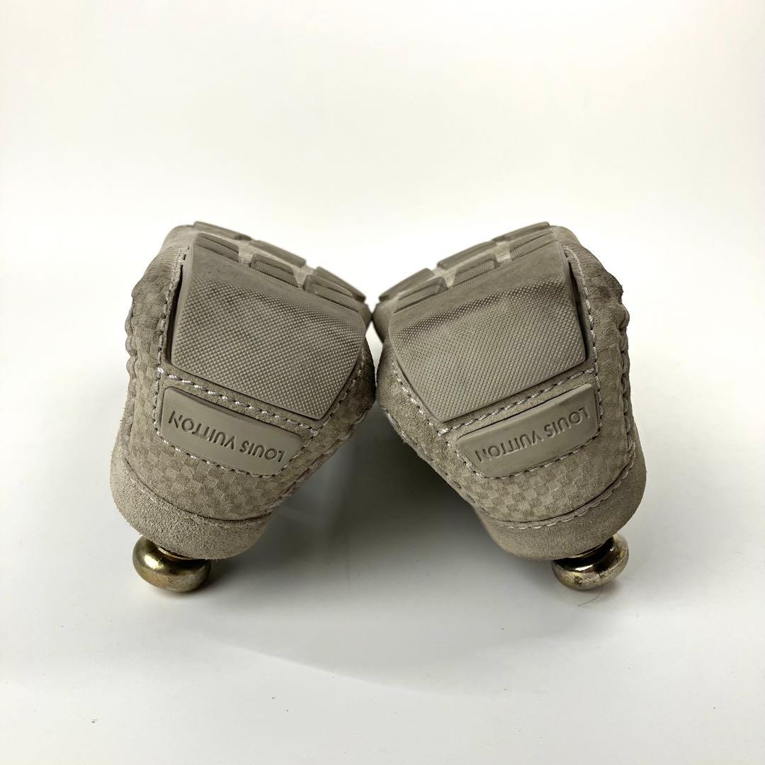 ルイヴィトン　モンテカルロ　ドライビングシューズ　LVロゴ ダミエ柄　27cm