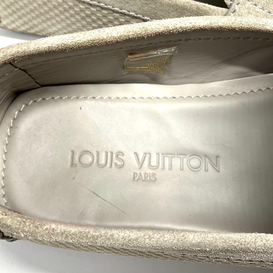 ルイヴィトン　モンテカルロ　ドライビングシューズ　LVロゴ ダミエ柄　27cm