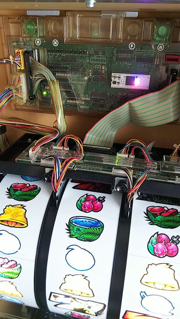 パチスロ実機 モンスターハンター 白ロム リールLED仕様