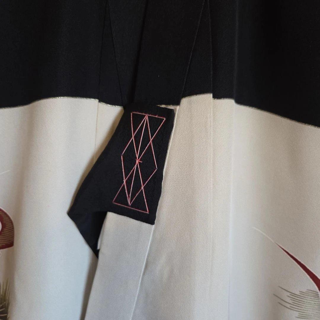 メル96656　No29　正絹　男の子お祝い着物　長襦袢付き　産着　七五三