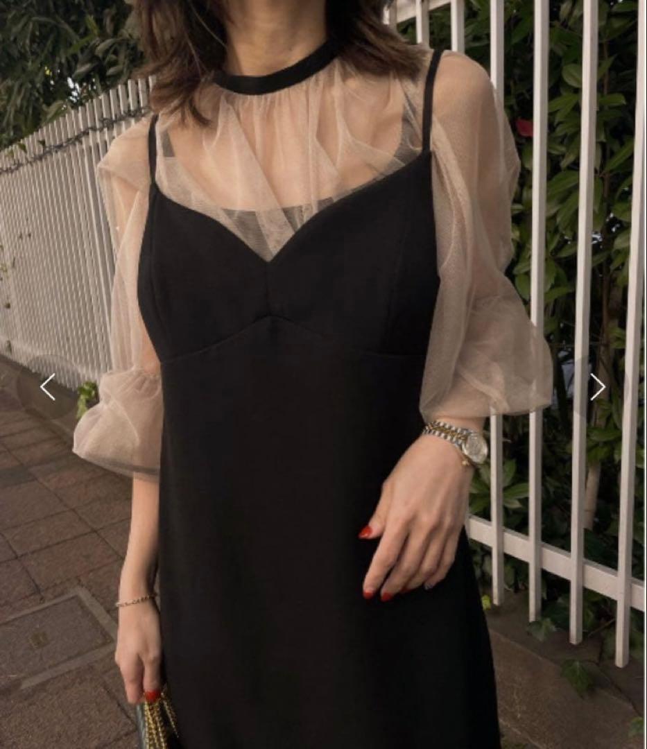 【新品 未使用 タグ付き】MANY WAY AIRY VEIL DRESS M