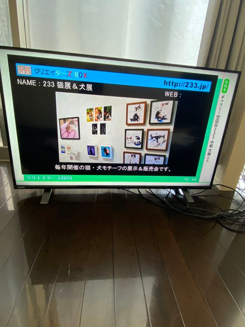 東芝 REGZA レグザ　43C350X 4K液晶テレビ　43型