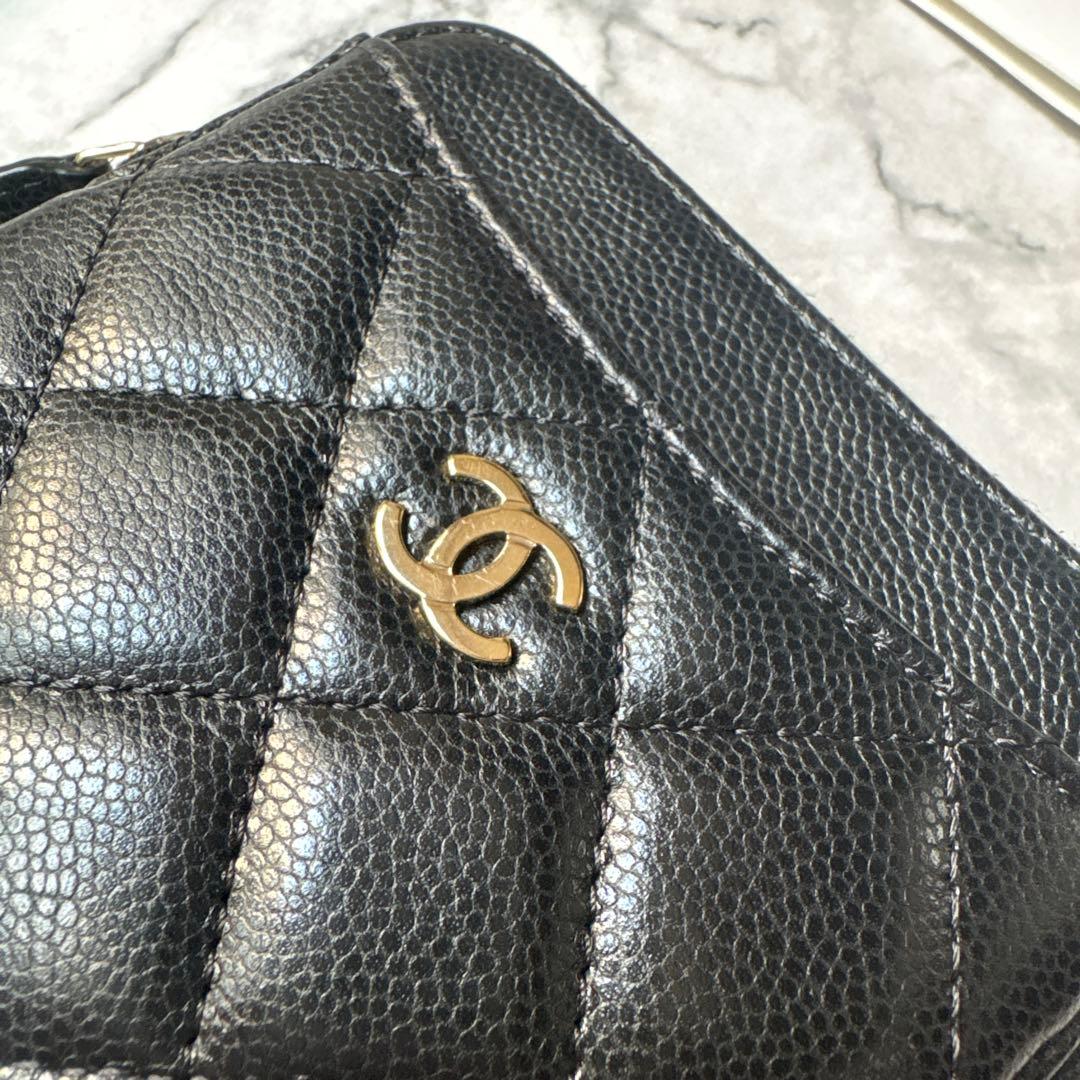 【ちょぴん様】シャネル タイムレスクラシック クラシック ジップ パース