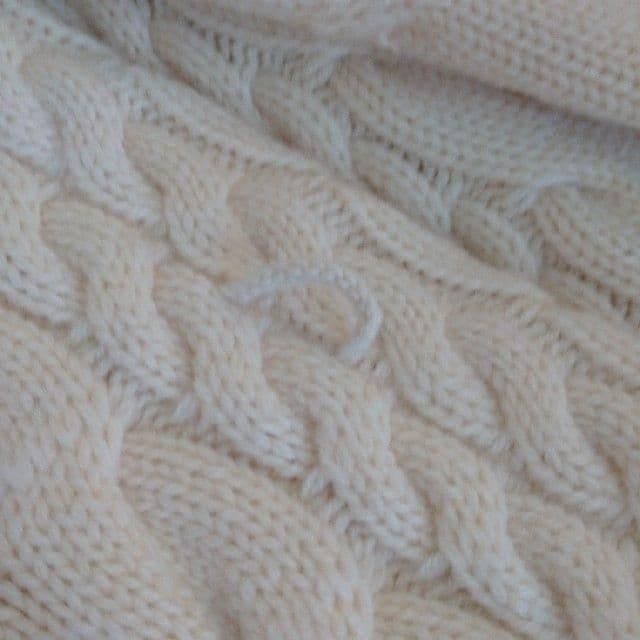 ♥️未使用に近♥美品♥【Cruciani】M クリーム カシミヤカーディガン