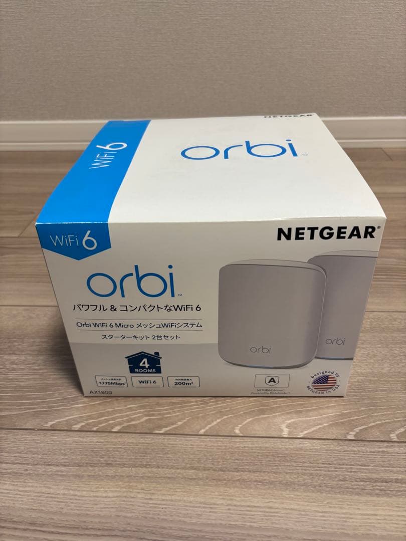 NETGEAR Orbi WiFi 6 ルーター 2台セット