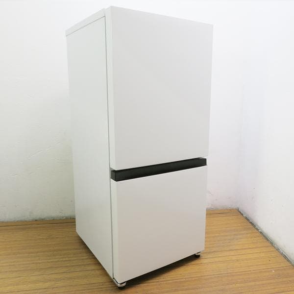 2ドア冷蔵庫 135L 2024年製 静音設計 耐熱テーブル JL08