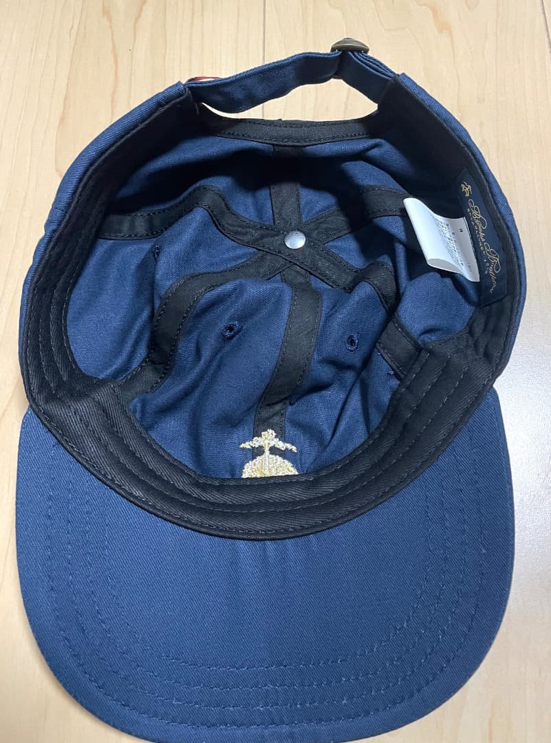 Brooks Brothers コットンツイル ビッグロゴ キャップ USA