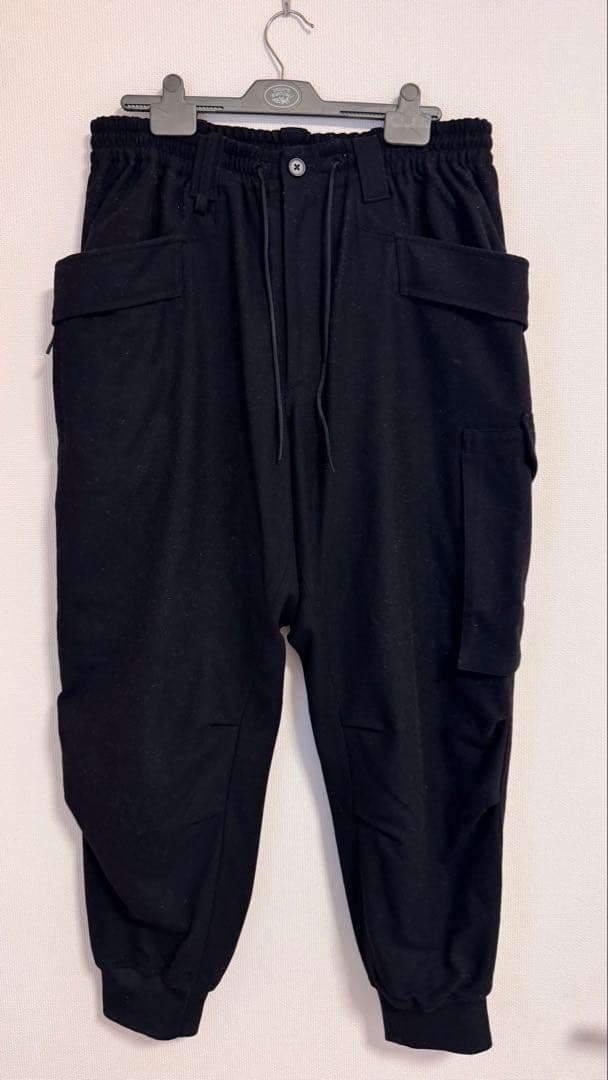 Y-3 黒 カーゴパンツ Mサイズ