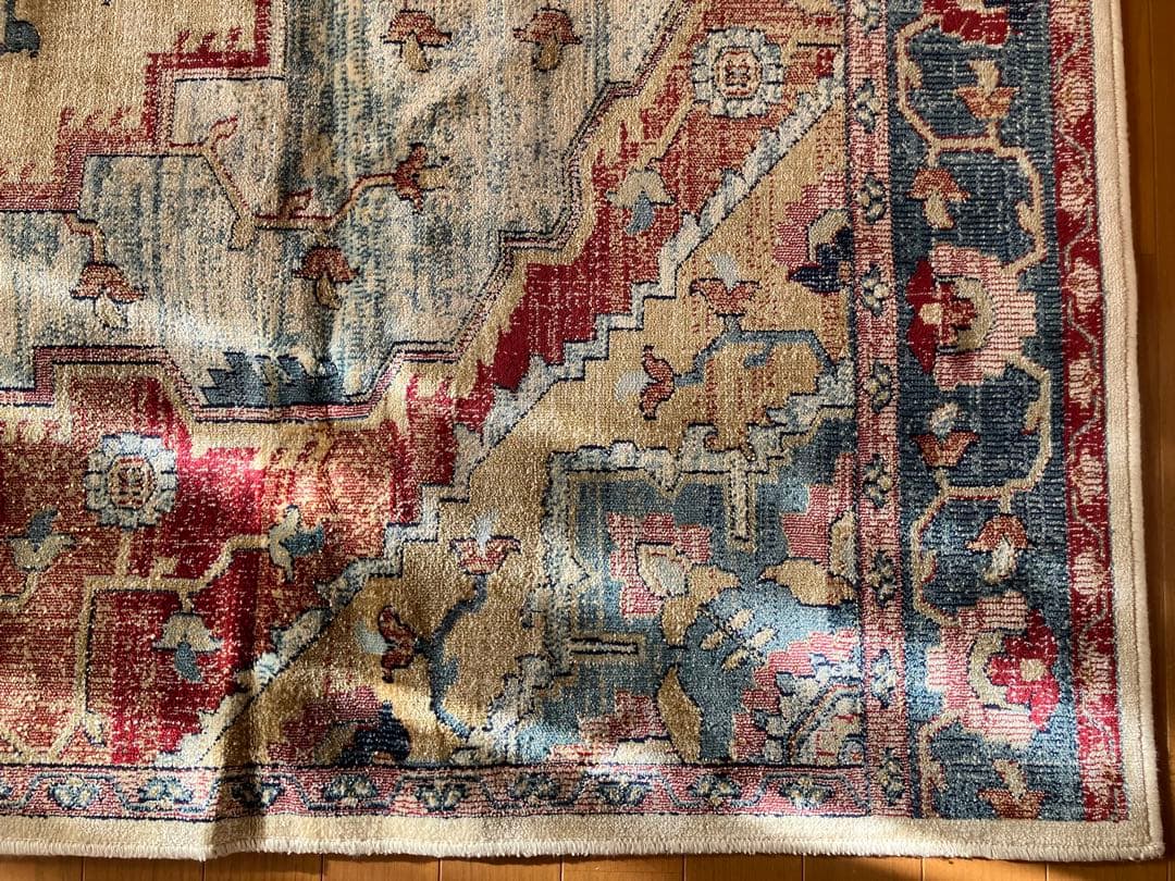 ザラホーム　モロッコキリムモチーフVintage大判ラグ