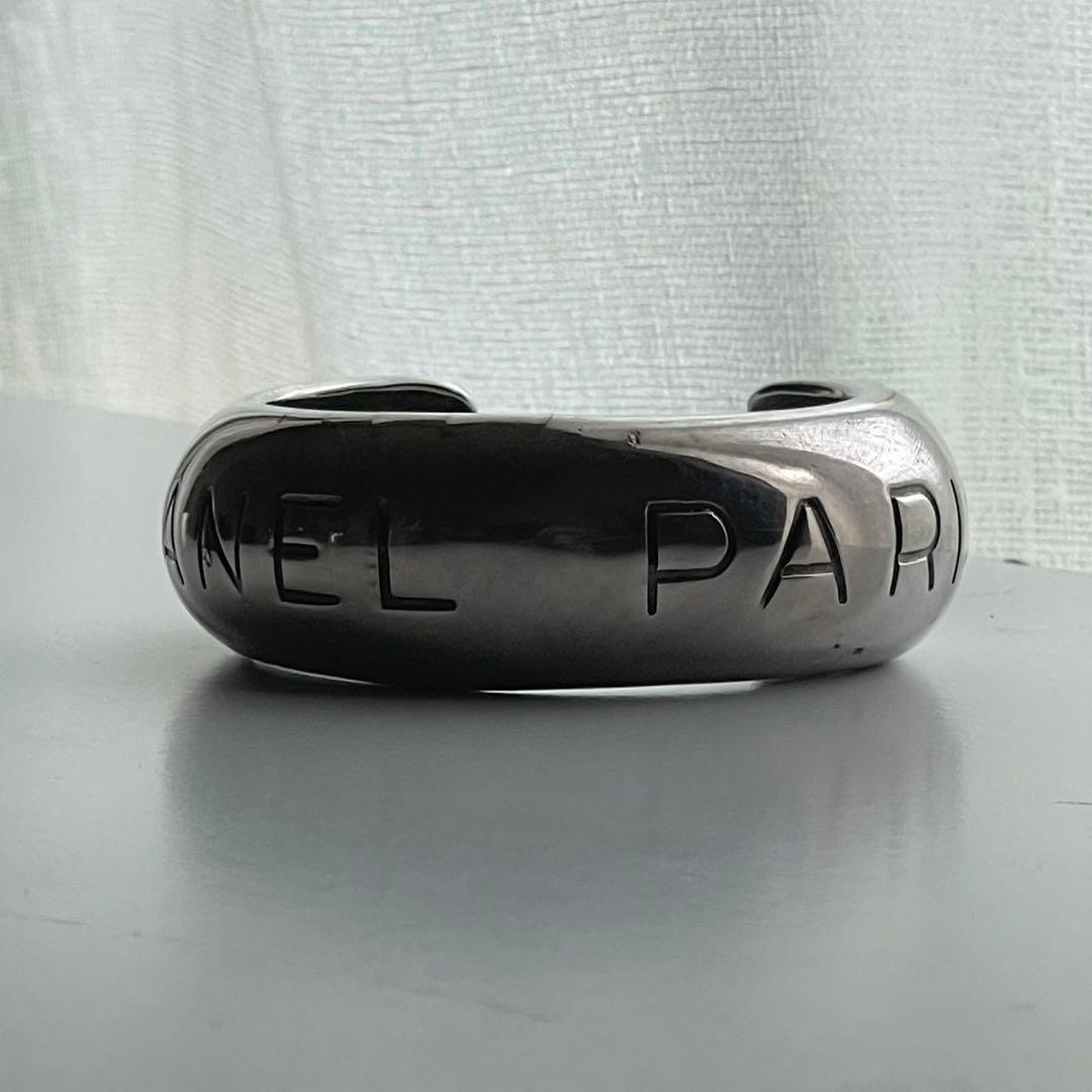 （vintage）CHANEL silver bangle