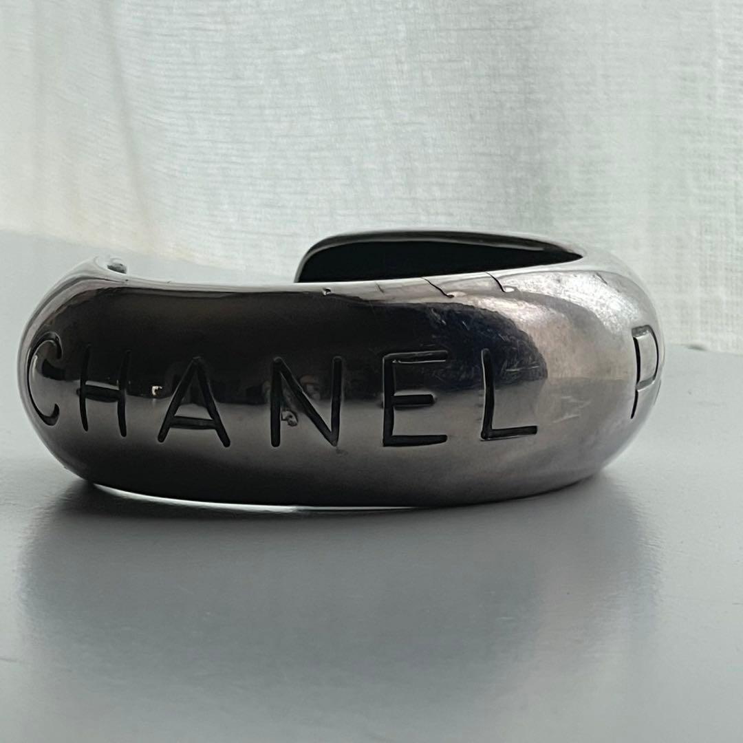 （vintage）CHANEL silver bangle