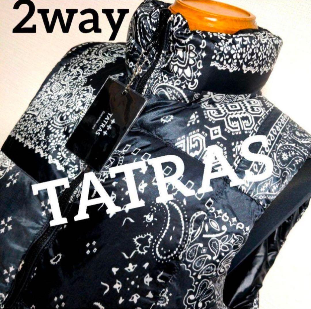 cm8 TATRAS リバーシブル 黒 総柄 メンズMサイズ　BOBO