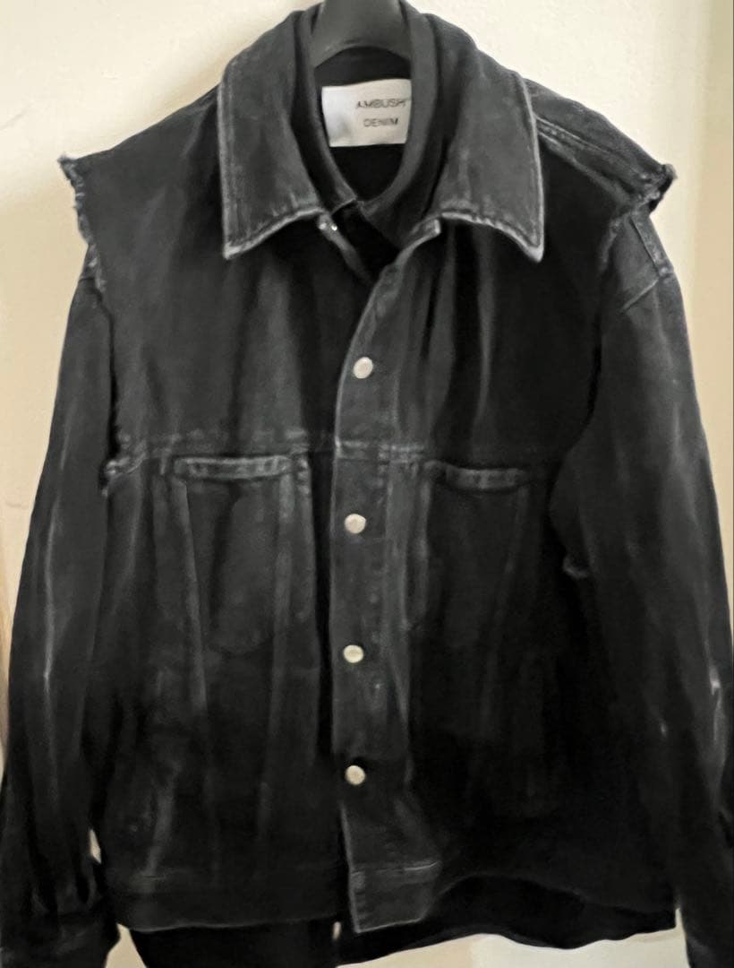 AMBUSH DENIM ブラックデニムジャケット