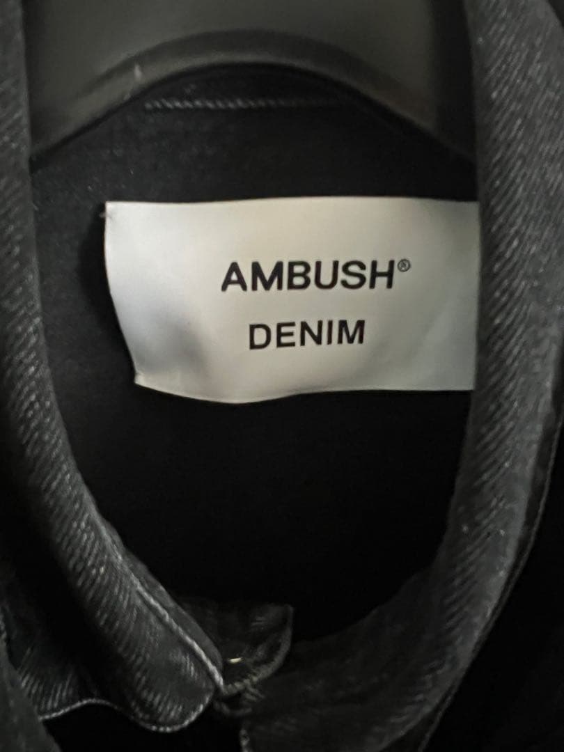 AMBUSH DENIM ブラックデニムジャケット