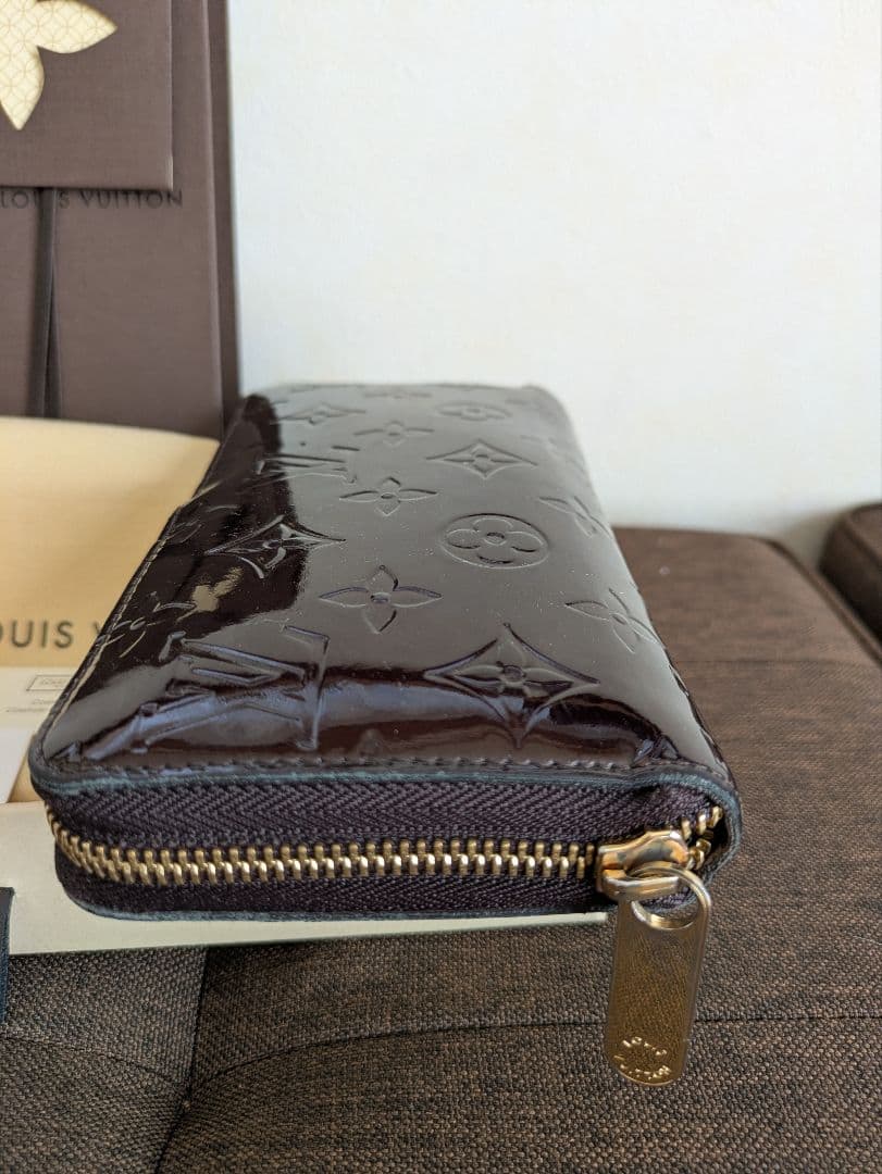 は*ん様 ハ*シ様 ヴィトン アマラント ウォレット ヴェルニ モノグラム　美品