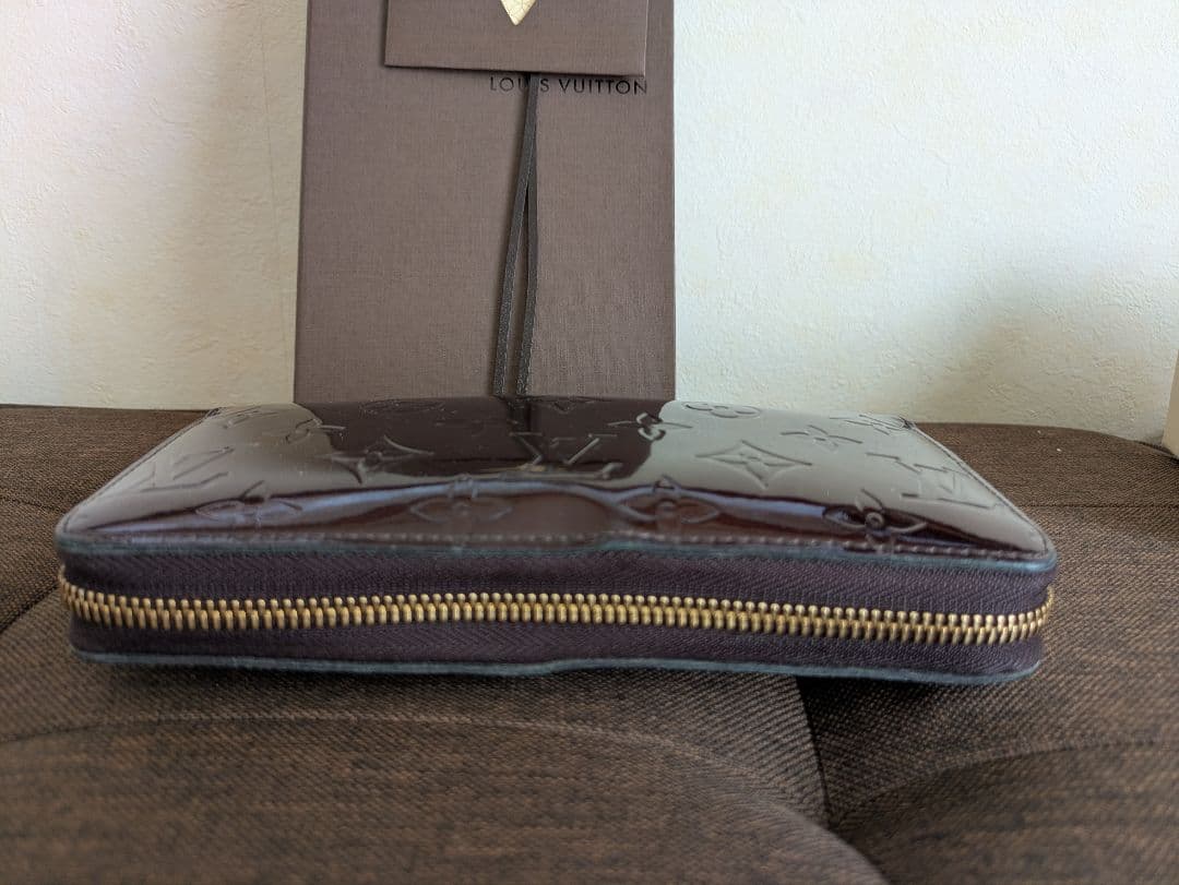 は*ん様 ハ*シ様 ヴィトン アマラント ウォレット ヴェルニ モノグラム　美品