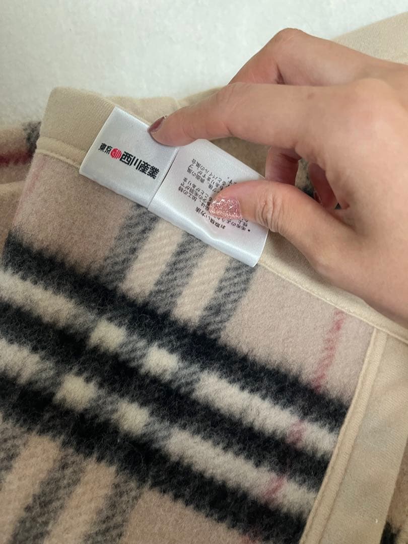 BURBERRY バーバリー ウール毛布