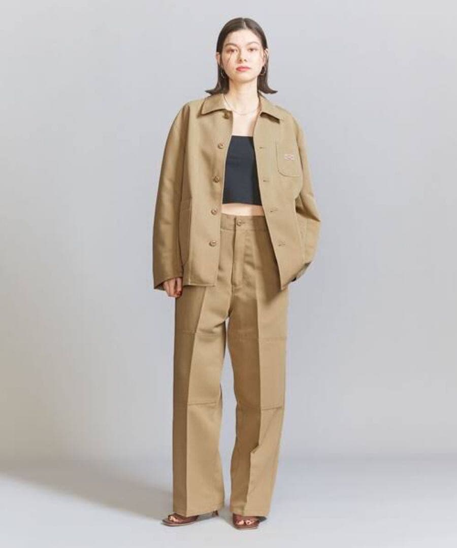 別注INSCRIRE×Dickies×BEAUTY&YOUTHダブルニーパンツ