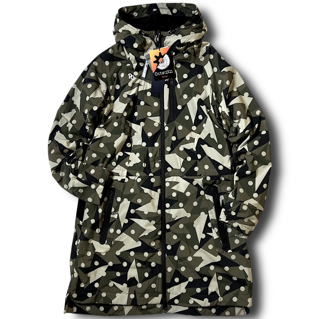 1 定価59,400円 パーリーゲイツ 中綿裏地一体型素材 ロングジャケット