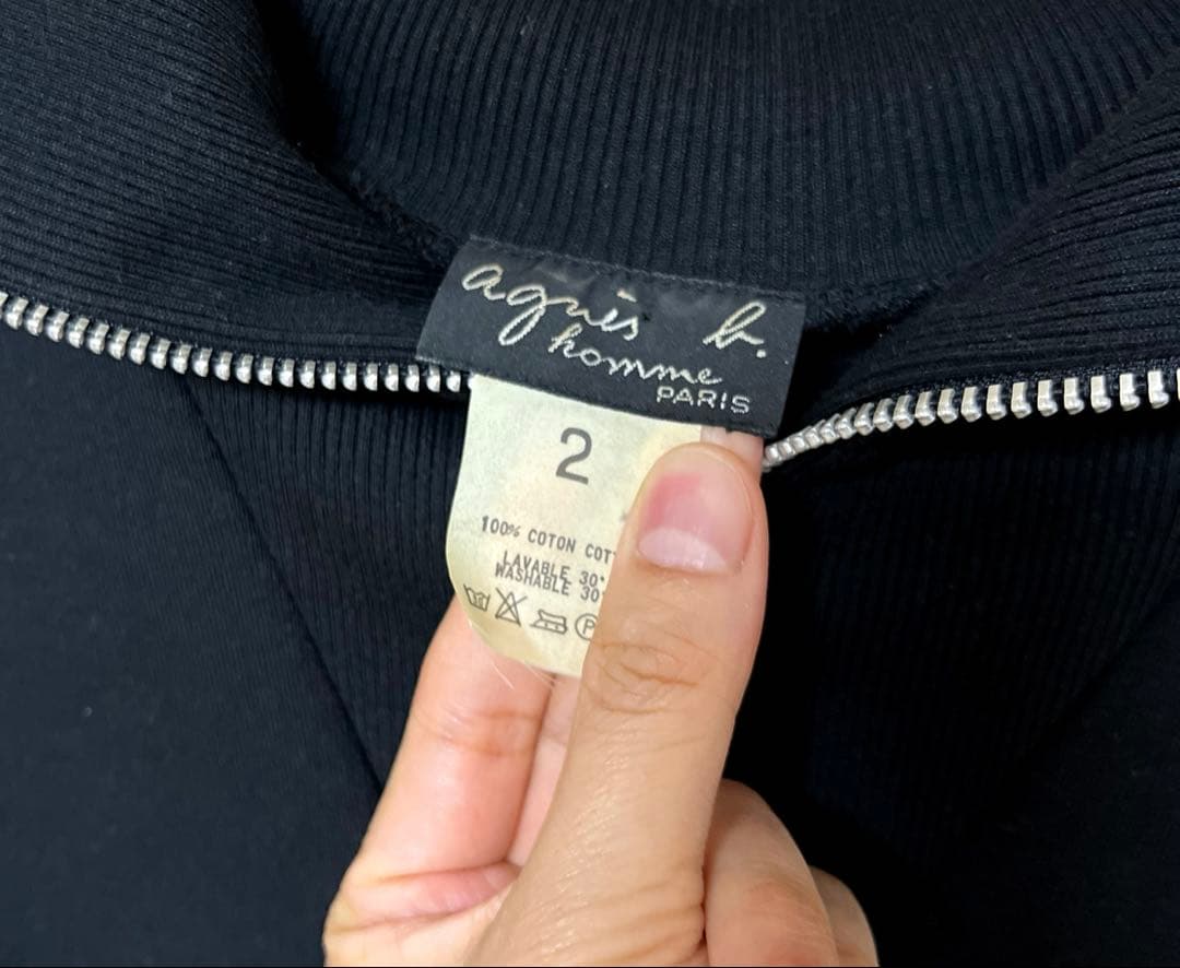 く*ー様 オールド アニエスベー ハーフジップ スウェット ドライバーズ