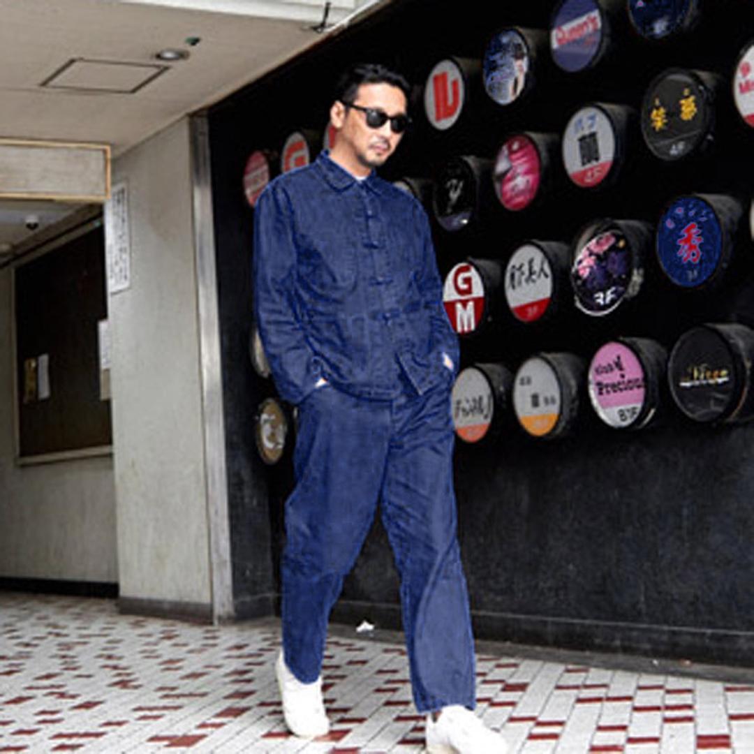 フレンチチャイナセットアップ Lネイビー French China ヴィンテージ