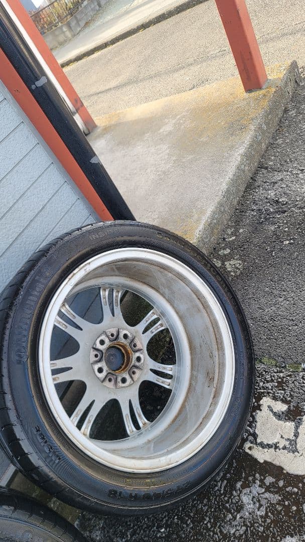  M スポーツ18インチ ホイールセット タイヤ付き5シリーズから取り外し